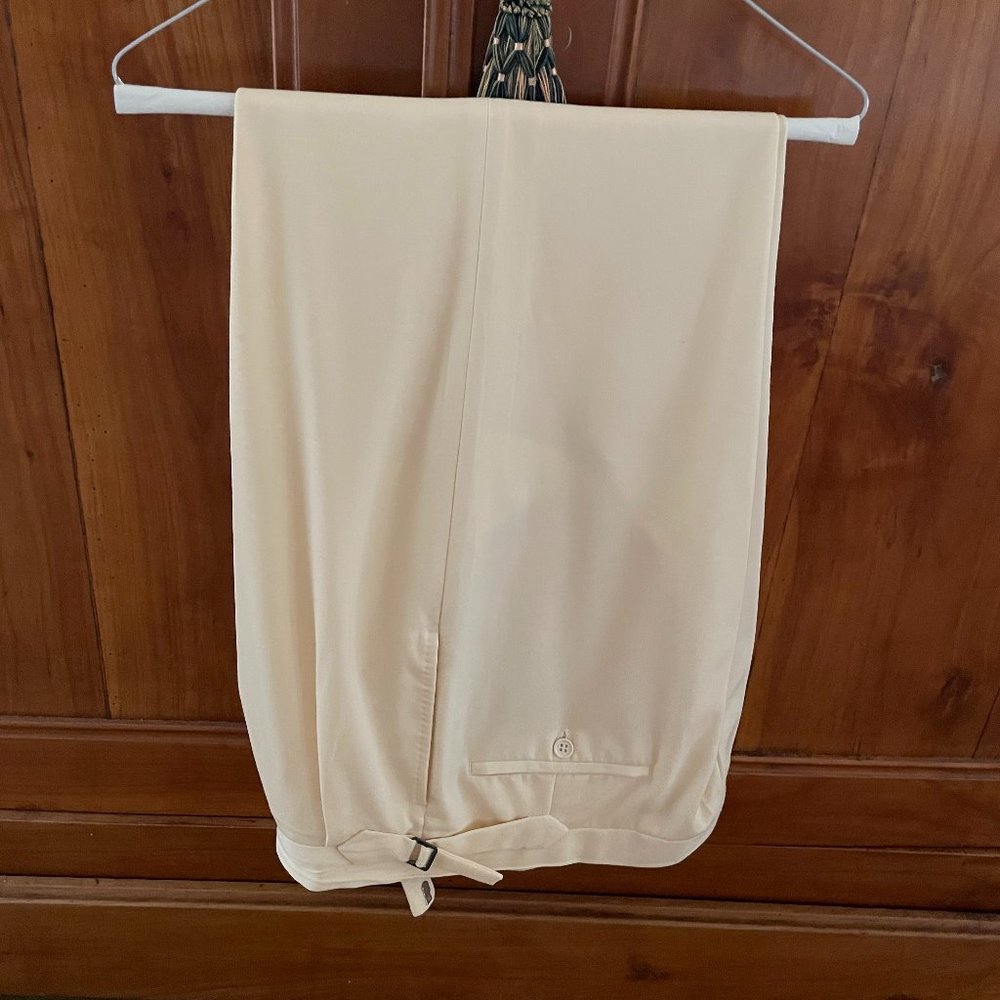 Ralph Lauren white wool dress pants Men